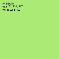 #ABEA75 - Wild Willow Color Image